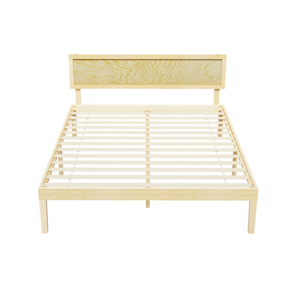 UMI Wooden Bed Frame Double Size