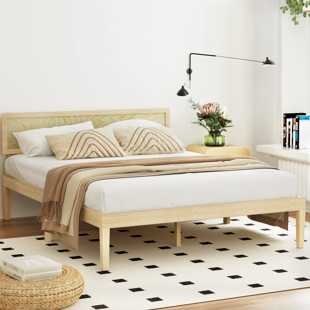 UMI Wooden Bed Frame Double Size