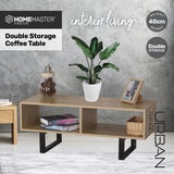 Home Master Coffee Table Wide Dual Storage Stylish Modern Design 1m