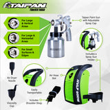 Taipan 1000ml Paint Spray Gun Various Spray Patterns 600W Powerful Motor